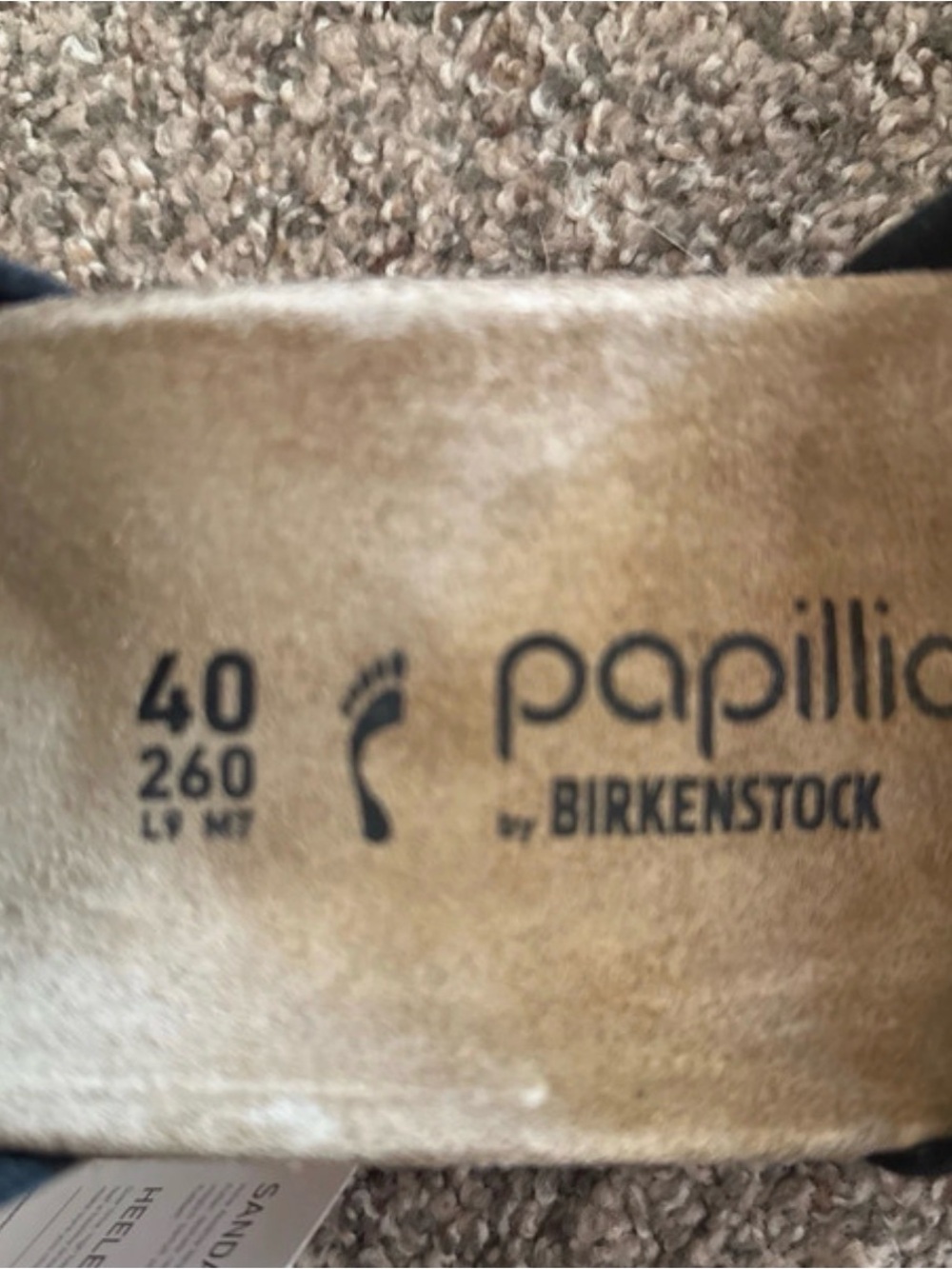 Birkenstock Black Leather Wedge Ankle-Strap Papillio - Picture 5 of 6
